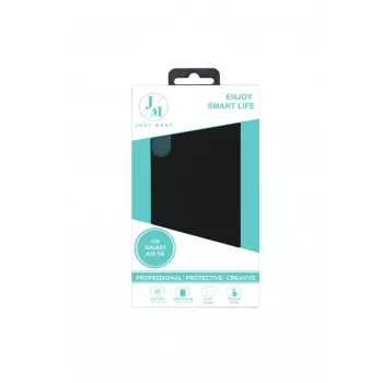 JUST MUST JM Regular Defense Silicone Case, skirta Samsung Galaxy A25 – juoda