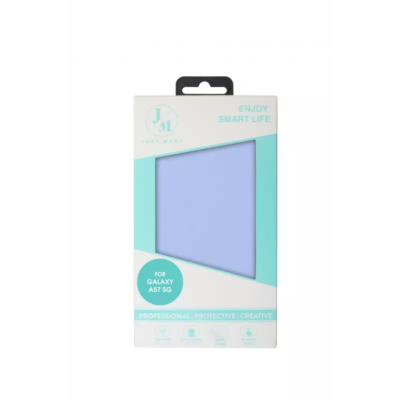 JUST MUST JM STAND FLIP CASE, skirtas Samsung Galaxy A57, levandų spalvos