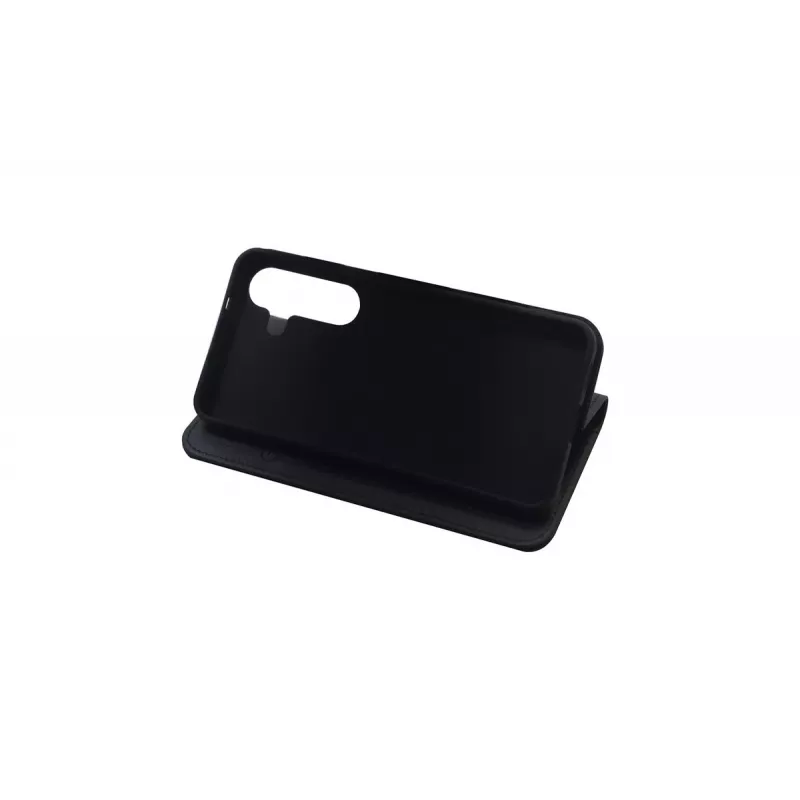JUST MUST JM STAND FLIP CASE, skirtas Galaxy S25, juodos spalvos