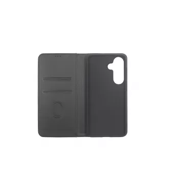 JUST MUST JM STAND FLIP CASE, skirtas „Galaxy S26 Plus“, juodos spalvos