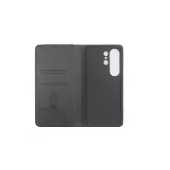 JUST MUST JM STAND FLIP CASE, skirtas Galaxy S26 Ultra, juodos spalvos