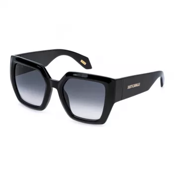 JUSTCAVALLI moteriški akiniai nuo saulės SJC149-530Z42 Havana rudi gradientiniai 53mm