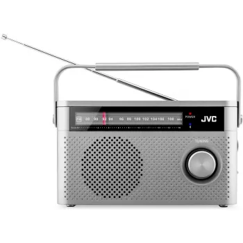 JVC RA-E315G nešiojamas radijo imtuvas pilkas