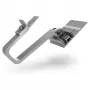 K2 Systems SingleHook 3S Long stogo kablys 2004222 – 3 pakopų aukščio reguliavimas, nerūdijantis plienas, 40-55 mm