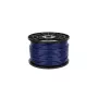 KAB0605C 6mm stereo mikrofoninis kabelis Mėlynas - ritė, 2x0,22mm² OFC, spiralinis ekranas, PVC apvalkalas