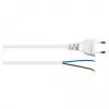 Kabelmeister Euro maitinimo kabelis su atviru galu, 3m, baltas (H03VVH2-F)