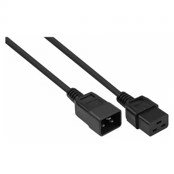 Kabelmeister prailginimo kabelis IEC C20–C19, 2 m, juodas