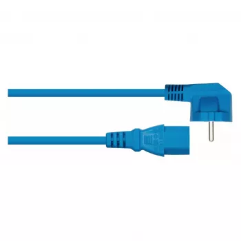 KABELMEISTER SK0130-B050 Kampinis Schuko į C13 maitinimo laidas, mėlynas, 5m