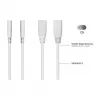KABELMEISTER SK0877-W003 maitinimo skirstytuvas IEC C8 į 2x IEC C7, 0,3 m, juodas
