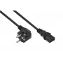 KABELMEISTER SK1430-S050 šaltosios įrangos prailginimo kabelis C14 į C13, 5 m, juodas, 1.00 mm²