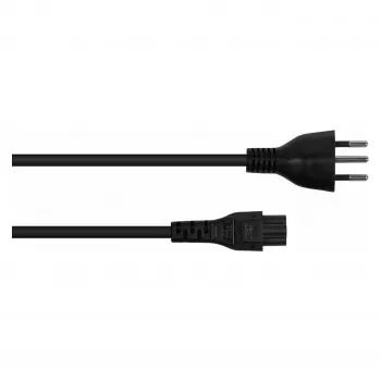 Kabelmeister SK6005-S018 AC maitinimo laidas, Šveicarijos J tipas į C5, juodas, 1,8 m