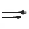 Kabelmeister SK6505-S018 maitinimo laidas – itališkas I tipo kištukas į IEC C5, juodas, 1,8 m