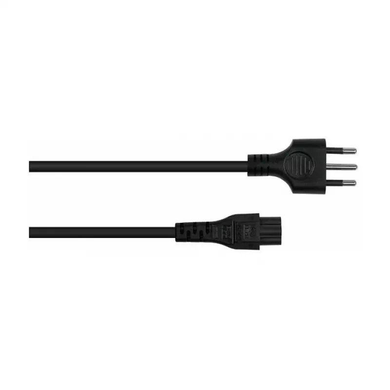Kabelmeister SK6505-S018 maitinimo laidas – itališkas I tipo kištukas į IEC C5, juodas, 1,8 m