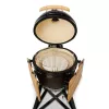 KAMADO BONO MEDIA 20 (52CM) Keraminis anglių grilis, blizgus juodas
