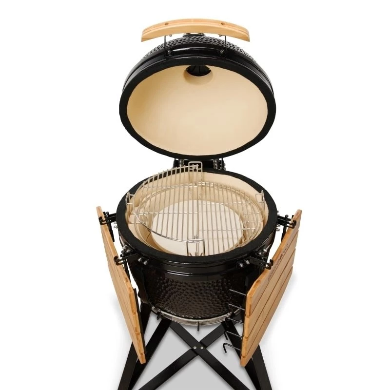 KAMADO BONO MEDIA 20 (52CM) Keraminis anglių grilis, blizgus juodas