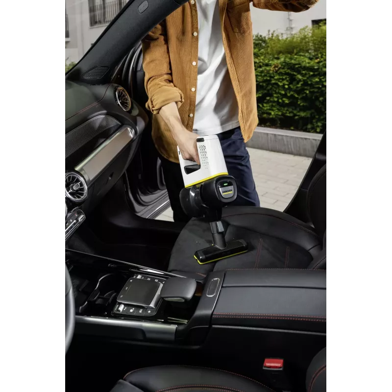 Kärcher VC 4 Cordless myHome Car belaidis dulkių siurblys, be maišelio, 0,65 l talpa, baltas