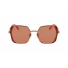 KARL LAGERFELD KL340S-800 Moteriški Akiniai nuo Saulės - Juodas Acetato Rėmelis, Pilki Polikarbonato Lęšiai, 56mm