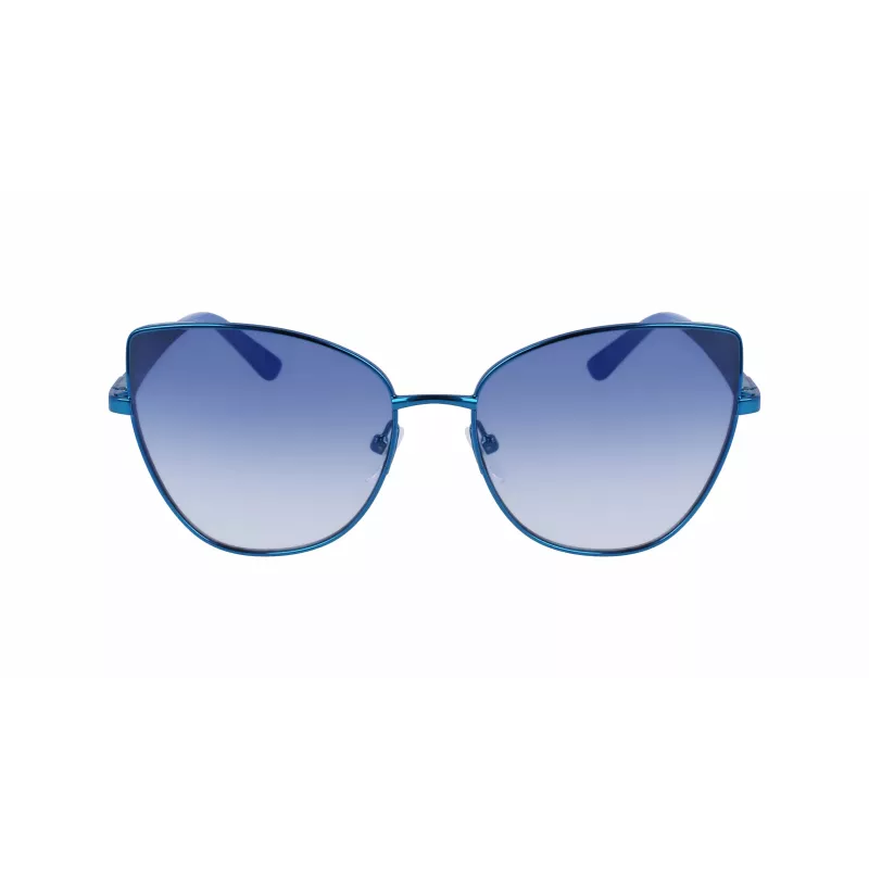 KARL LAGERFELD KL341S-400 Moteriški drugelio formos akiniai nuo saulės, mėlynas gradientas 56mm