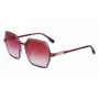 KARL LAGERFELD KL6083S-626 Moteriški katininiai akiniai nuo saulės juodi pilkas gradientas 56mm