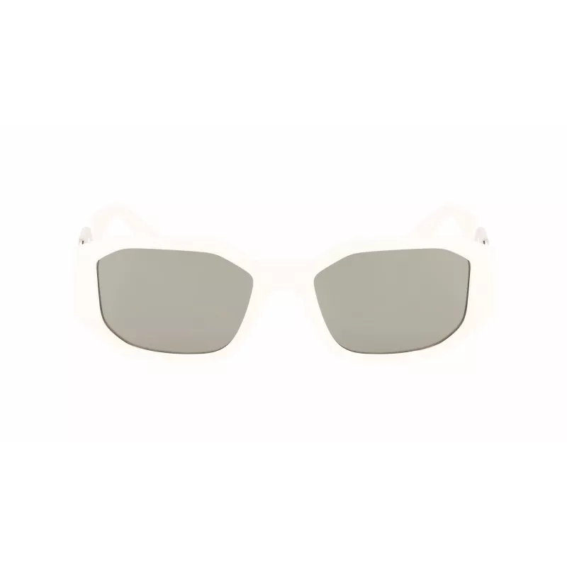 KARL LAGERFELD KL6085S-105 Moteriški kvadratiniai acetatiniai akiniai nuo saulės juodi/pilki 55/18/140 mm