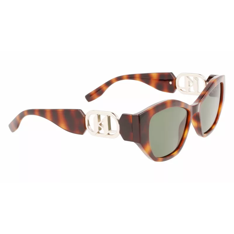 KARL LAGERFELD KL6086S-240 Moteriški Akiniai Nuo Saulės Havana Rudi Gradient 54mm