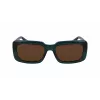 KARL LAGERFELD KL6101S-300 Unisex Akiniai Nuo Saulės 54mm Pilki Lęšiai Juodas Acetato Rėmas UV400