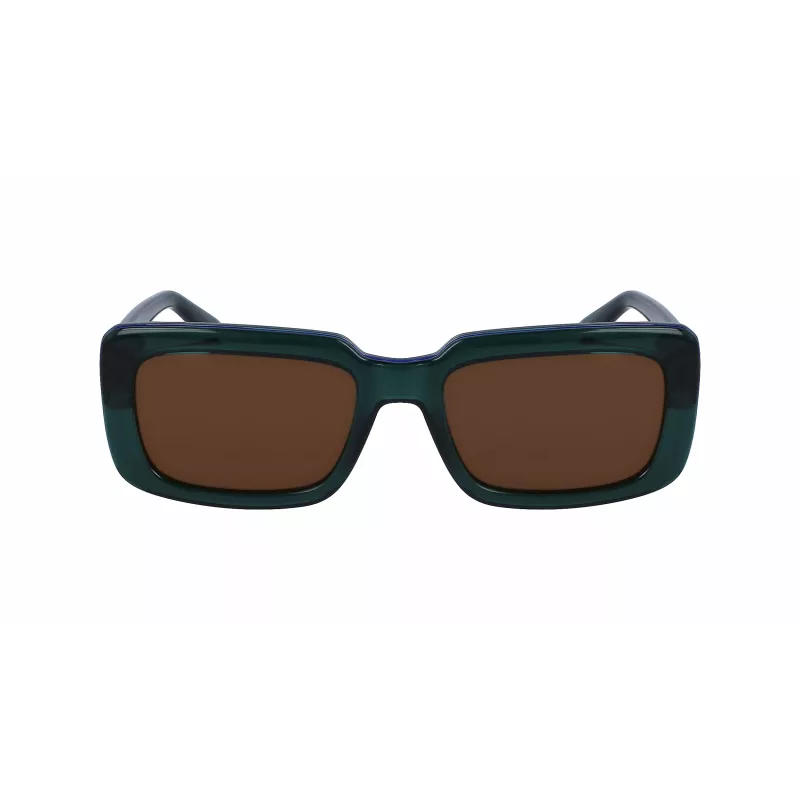 KARL LAGERFELD KL6101S-300 Unisex Akiniai Nuo Saulės 54mm Pilki Lęšiai Juodas Acetato Rėmas UV400