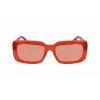 KARL LAGERFELD KL6101S-800 Unisex Akiniai - Juodas Rėmas, Pilki Lęšiai, 54mm