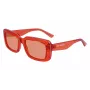 KARL LAGERFELD KL6101S-800 Unisex Akiniai - Juodas Rėmas, Pilki Lęšiai, 54mm