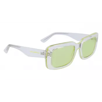 KARL LAGERFELD KL6101S-970 Unisex Akiniai 54/19/140 mm Kvadratinis Acetatinis Rėmas Polikarbonatiniai Lęšiai UV400