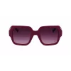 KARL LAGERFELD KL6104SR-501 Moteriški kvadratiniai akiniai nuo saulės Juoda/Pilka 53mm
