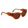 KARL LAGERFELD KL6122S522221 Moteriški Akiniai nuo Saulės Havana Acetato Rėmeliu Rudais Lęšiais 52mm