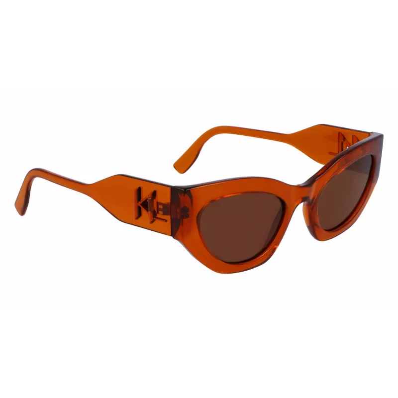 KARL LAGERFELD KL6122S522221 Moteriški Akiniai nuo Saulės Havana Acetato Rėmeliu Rudais Lęšiais 52mm
