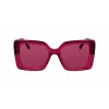 KARL LAGERFELD KL6126S522054 Moteriški kvadratiniai acetatiniai akiniai nuo saulės Havana Brown Gradient 52mm