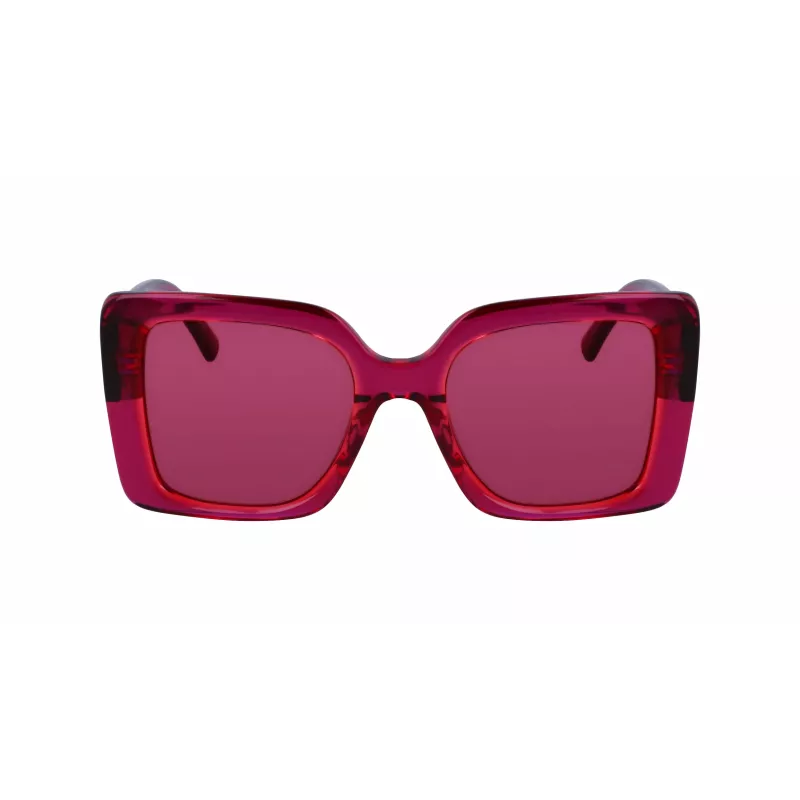 KARL LAGERFELD KL6126S522054 Moteriški kvadratiniai acetatiniai akiniai nuo saulės Havana Brown Gradient 52mm