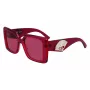 KARL LAGERFELD KL6126S522054 Moteriški kvadratiniai acetatiniai akiniai nuo saulės Havana Brown Gradient 52mm