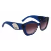 KARL LAGERFELD KL6127S521842 Moteriški Akiniai nuo Saulės - Juodas Rėmelis, Pilki Gradientiniai Stiklai, 52mm