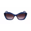 KARL LAGERFELD KL6127S521842 Moteriški Akiniai nuo Saulės - Juodas Rėmelis, Pilki Gradientiniai Stiklai, 52mm