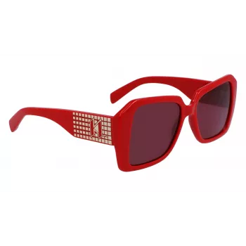 KARL LAGERFELD KL6140S531760 Moteriški Akiniai Nuo Saulės Havana Acetatas Rudi Polikarbonatas 53mm