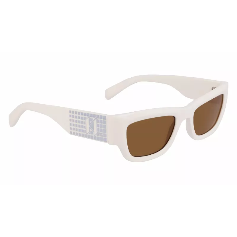 KARL LAGERFELD KL6141S522110 Moteriški Akiniai nuo Saulės - Juodas Rėmas Pilki Gradientiniai Lęšiai 52/21/140 mm