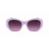 KARL LAGERFELD KL6146S-516 Moteriški kvadratiniai akiniai nuo saulės – juodas rėmelis, pilki gradientiniai lęšiai 54/20/140 mm
