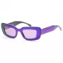 KARL LAGERFELD KL6164S-500 Moteriški kvadratiniai acetatiniai akiniai nuo saulės - juodi/pilki 50mm