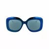 KARL LAGERFELD KL6165S-400 Moteriški Akiniai nuo Saulės Kvadratiniai Plastikiniai Pilnas Rėmelis Pilki Gradientiniai Stiklai 53/19/140 mm
