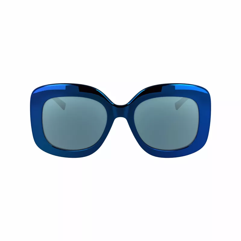 KARL LAGERFELD KL6165S-400 Moteriški Akiniai nuo Saulės Kvadratiniai Plastikiniai Pilnas Rėmelis Pilki Gradientiniai Stiklai 53/19/140 mm