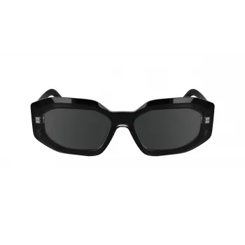 KARL LAGERFELD KL6167S-001 Moteriški akiniai nuo saulės Juoda Pilka 53mm