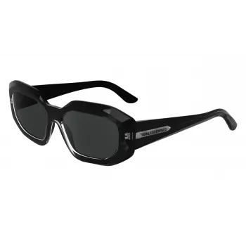 KARL LAGERFELD KL6167S-001 Moteriški akiniai nuo saulės Juoda Pilka 53mm