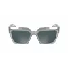 KARL LAGERFELD KL6181S551900 Moteriški katės akies formos akiniai nuo saulės, juodi su pilku gradientu 55/19/140 mm