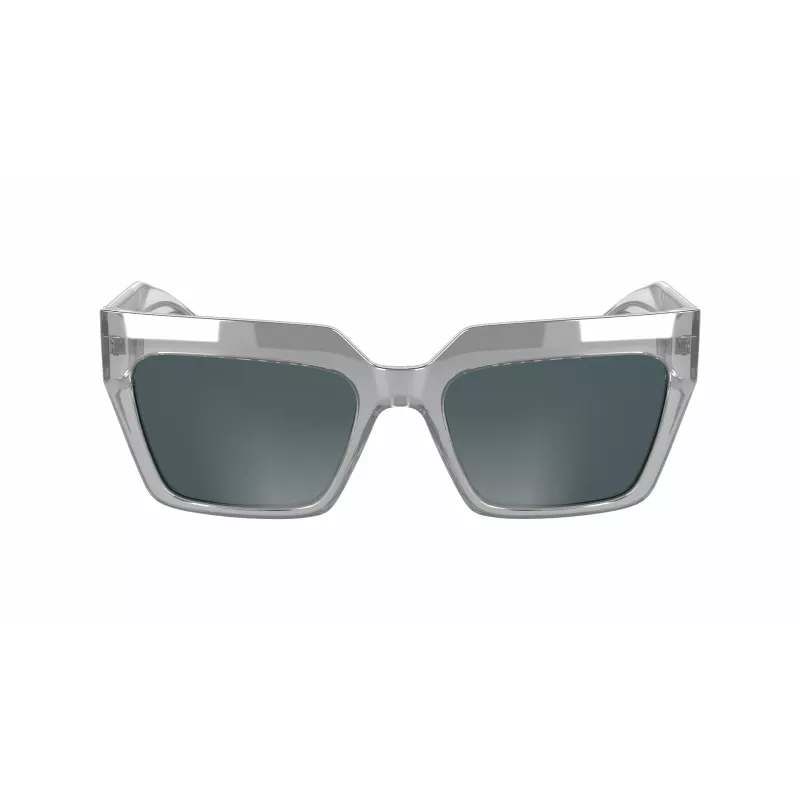KARL LAGERFELD KL6181S551900 Moteriški katės akies formos akiniai nuo saulės, juodi su pilku gradientu 55/19/140 mm