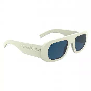 KARL LAGERFELD MAN KL6188S-105 Akiniai - Blizganti juoda, pilki lęšiai, 52/22/145 mm