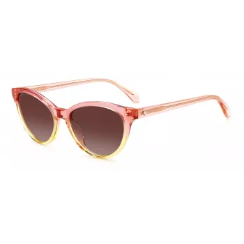 Kate Spade Adeline/S moteriški akiniai nuo saulės Havana Grey Gradient 55/18/140 mm